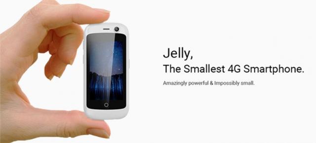 Cel mai mic telefon 4G din lume se numeşte Jelly şi vine cu diagonală de sub 3 inch, Android 7.0 Nougat