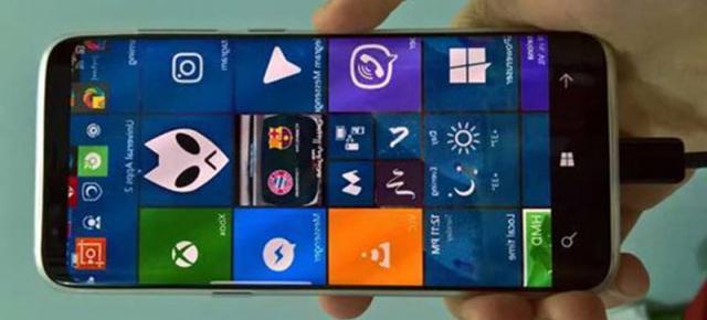 Samsung Galaxy S8 cu Windows 10 Mobile?! Aparent există un astfel de terminal, dacă ne luăm după aceste fotografii