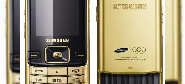 Samsung D780, acum acoperit cu aur si telefon olimpic al Rusiei