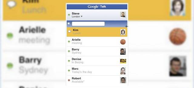 Google Talk acum optimizat pentru iPhone