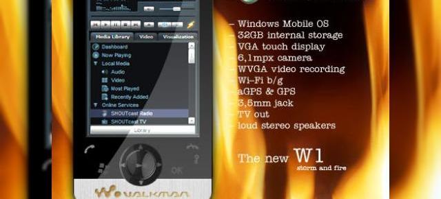 Sony Ericsson W1, un telefon concept impresionant