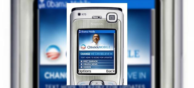 Barack Obama are propriul site mobil