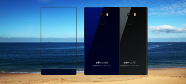 VKworld Mix+ este încă o clonă de Xiaomi Mi Mix; producătorul promite un raport screen-to-body de 88%