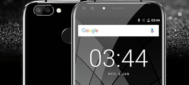 Oukitel U22 este un smartphone cu 4 camere foto, 2 GB RAM și Android Nougat; costă 330 lei la TomTop.com!