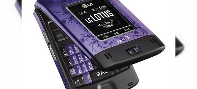 Sprint prezinta telefonul LG Lotus