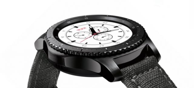 Samsung Gear S3 Frontier TUMI este o ediție specială a smartwatch-ului ce rulează Tizen OS