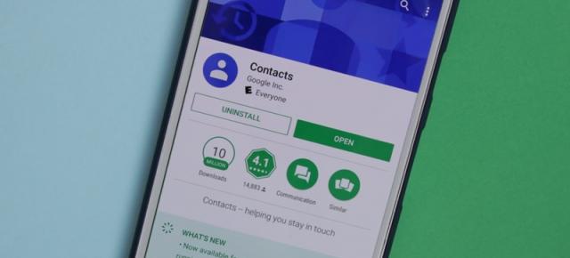 Aplicația Google Contacts este disponibilă acum pe toate device-urile ce rulează minim Android Lollipop