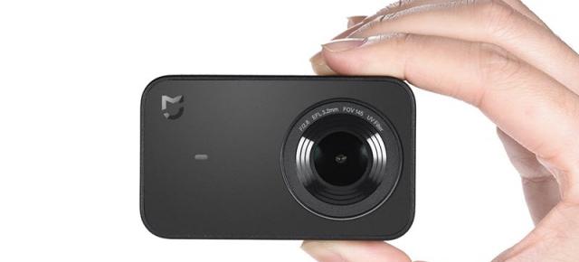 Camera video de acțiune Xiaomi Mijia filmează 4K Ultra HD și aduce stabilizare hibridă; costă 119.75 dolari pe TomTop!