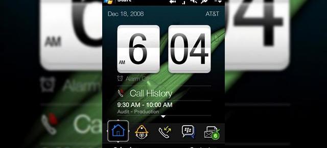 BlackBerry pe HTC-ul tau prin skinul FuzeBerry