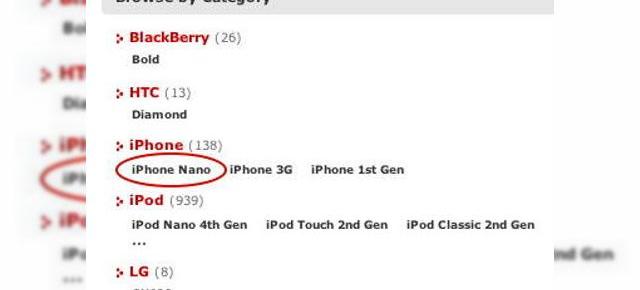 iPhone Nano e real!