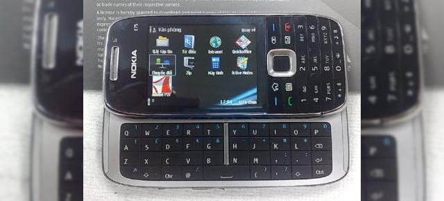 Noi imagini cu Nokia E75, interfata in actiune