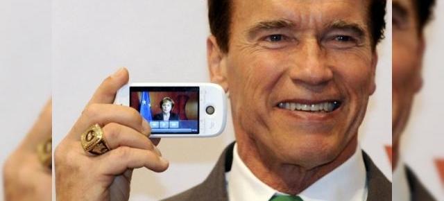 HTC Magic, surprins in mana lui Arnold Schwarzenegger
