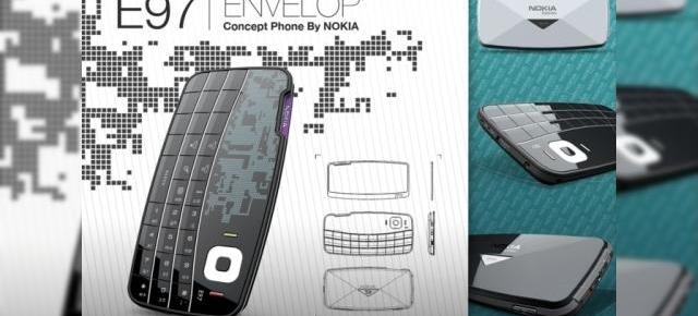 Nokia E97, un telefon concept bazat pe tehnologia E-ink