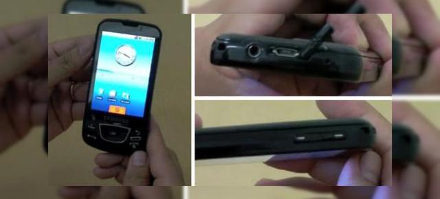 Samsung I7500, prins in actiune
