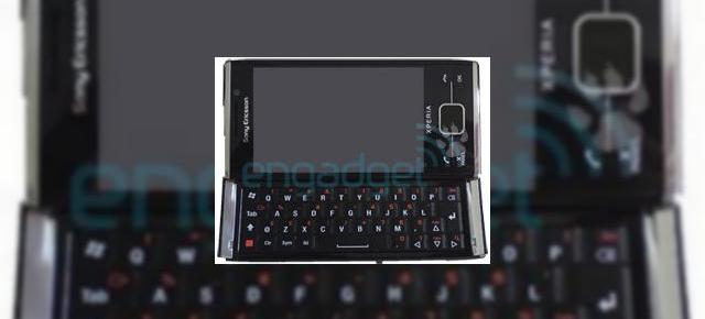 Sony Ericsson XPERIA X2 isi face aparitia intr-o imagine in premiera