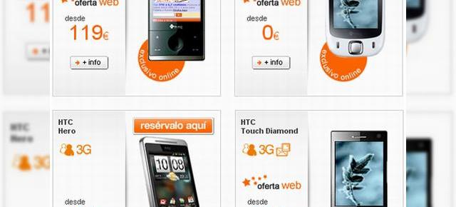 HTC Hero costa 99 de euro in Spania, cu abonament Orange