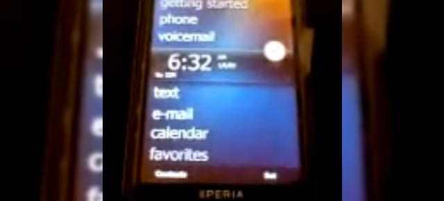 Sony Ericsson XPERIA X2, prezentat in fata camerei video