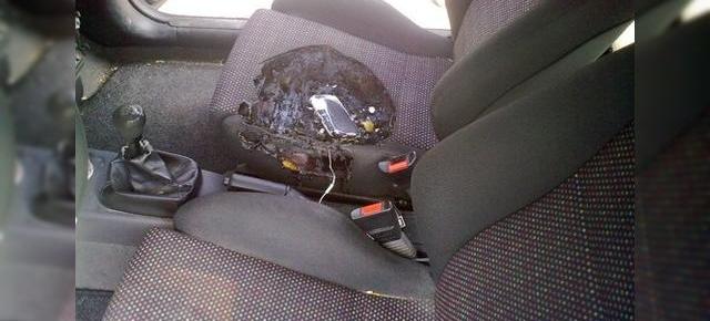 Un iPhone 3G a explodat, distrugand scaunul unei masini... supraincalzire la puterea a doua?!
