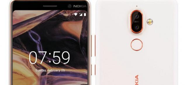 Nokia 7 Plus prezentat  în 3 noi randări, cu inel auriu-roşiatic pe margini
