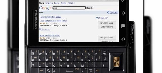 Motorola Droid anuntat oficial drept primul telefon Android 2.0; lansat pe 6 noiembrie