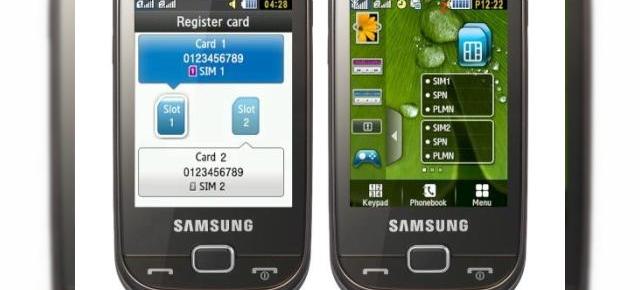 Samsung B5722 si C6112, telefoane dual SIM gata de lansare in Europa