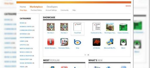 Windows Marketplace for Mobile beneficiaza de noi functii