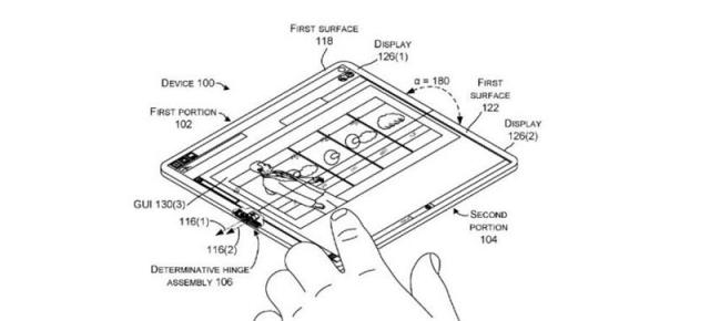 Microsoft brevetează un telefon-laptop pentru proiectul Andromeda/Surface Phone