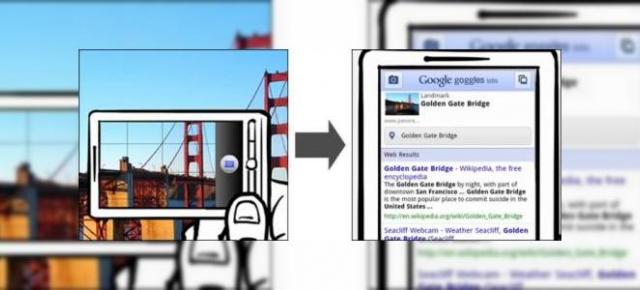 Google prezinta noi elemente de cautare dinamica si Goggles, serviciu de cautare bazat pe imagini