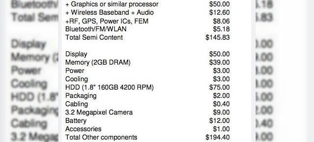 Apple Tablet isi dezvaluie preturile componentelor