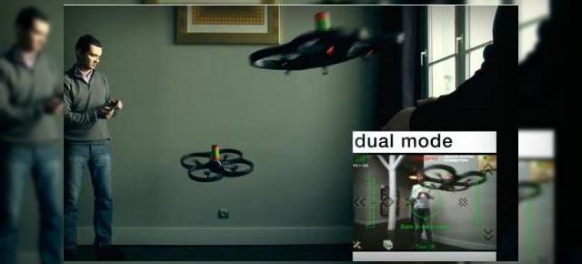 Parrot AR.Drone, mini elicopterul controlat de iPhone; suporta realitate amplificata