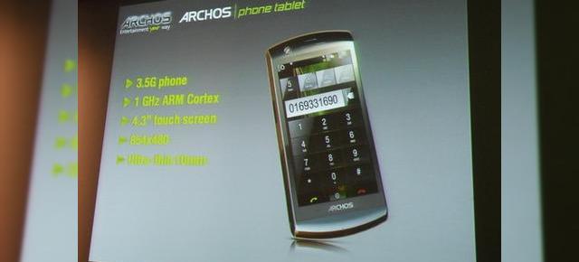 Telefonul-tablet de la Archos ar putea sosi pe piata in curand