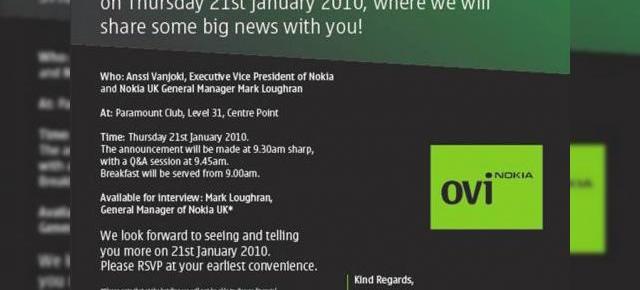 Nokia relanseaza serviciile Ovi pe 21 ianuarie?