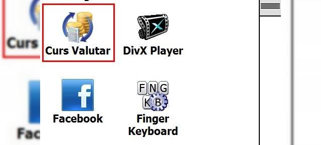 Curs Valutar, aplicatie Windows Mobile creata de programatorul roman Virgil Panduru