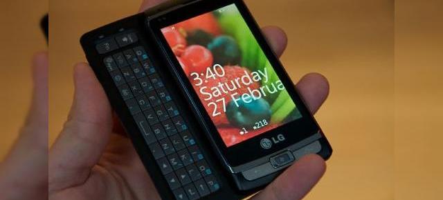 LG prezinta primul telefon Windows Phone 7 Series