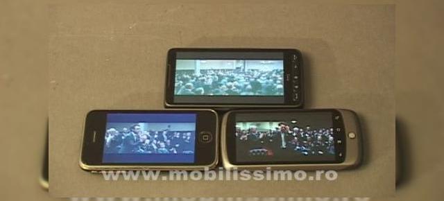 Nexus One, mai bun decat iPhone 3G si HTC HD2, la capitolul display (Video)