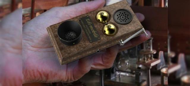 Edi-Mobile, un telefon concept vintage, de pe vremea lui Edison