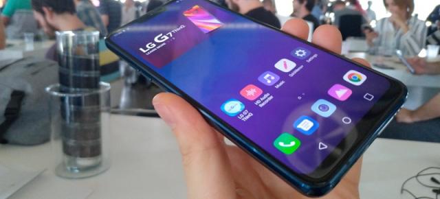 Primele impresii despre LG G7 ThinQ: mai uşor şi mai îngust, extra AI într-o experienţă Cinema la Korda Studios