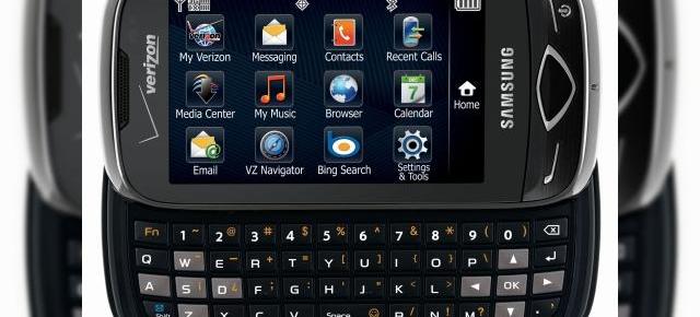 Samsung Reality, telefon QWERTY cu touchscreen si functii de messaging