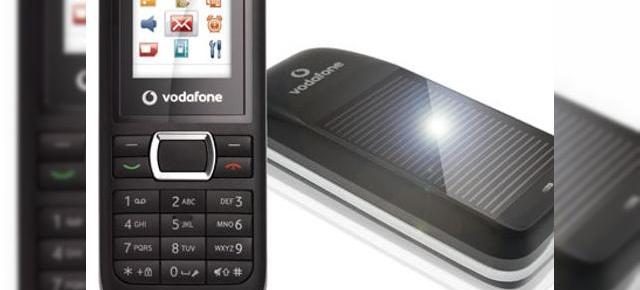 Vodafone 247, un telefon alimentat cu energie solara