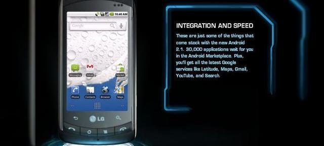 LG Ally are propriul site, specificatii noi (Iron Man 2 phone)