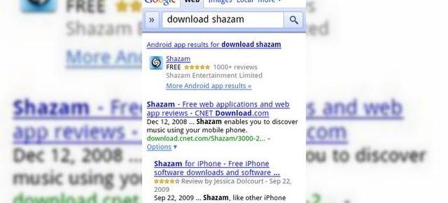 Cautarea Google in varianta mobila include acum aplicatii mobile