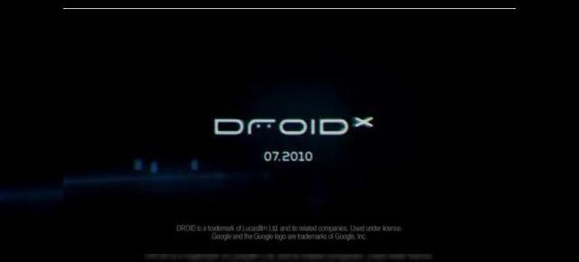 Motorola Droid X are o reclama teaser exceptionala (Video)