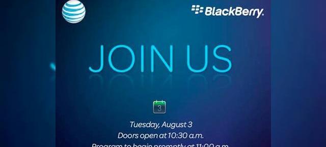 RIM pregateste un eveniment special pentru 3 august: lansarea tabletului BlackBerry, a unui slider sau BB OS 6?