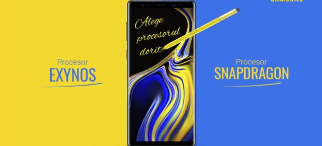 Samsung Galaxy Note 9 disponibil în variantele cu Exynos și Snapdragon pe plan local! Iată cele mai bune sume de vânzare