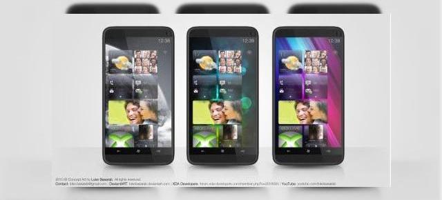 HTC HD3 vine cu interfata HTC Sense 3, suprapusa lui Windows Phone 7... doar un concept deocamdata