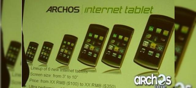 Archos pregateste o serie de tableturi/MID-uri cu Android la bord, preturi accesibile