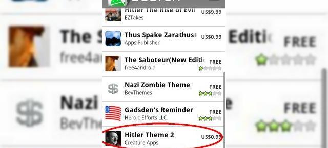 Google retrage temele naziste din Android Market