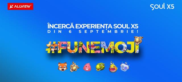 Allview Soul X5 vine pe 6 septembrie; Iată un teaser pe bază de Fun Emoji (Video)