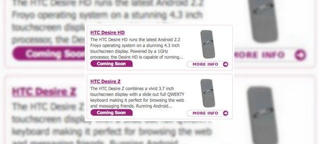 HTC Desire Z, un nou telefon Android 2.1 cu tastatura glisanta?