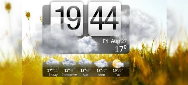 Widgetul Meteo/Ceas din HTC Sense, acum si pe PC (Video)